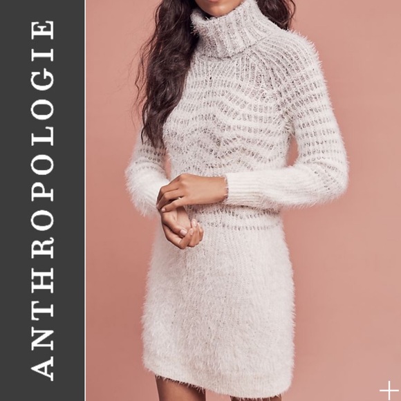 Anthropologie Dresses & Skirts - Anthro Sleeping On Snow Eyelash Dress